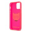 Karl Lagerfeld iPhone 12 Pro Max Choupette Head (KLHCP12LCHTRP) hátlap, tok, rózsaszín