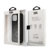 Karl Lagerfeld iPhone 12 Pro Max Metallic Ikonik Outline (KLHCP12LPCUMIKBK) hátlap, tok, fekete
