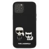 Karl Lagerfeld iPhone 12 Pro Max 3D Karl & Choupette Full Body (KLHCP12LPCUSKCBK) hátlap, tok, fekete