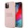 Karl Lagerfeld iPhone 12 Pro Max Silicone (KLHCP12LSTKLTLP) hátlap, tok, világos rózsaszín