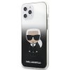 Karl Lagerfeld iPhone 12 Pro Max Ikonik Full Body (KLHCP12LTRDFKBK) hátlap, tok, fekete