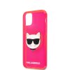Karl Lagerfeld iPhone 12 Mini Choupette Head (KLHCP12SCHTRP) hátlap, tok, rózsaszín