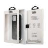 Karl Lagerfeld iPhone 12 Mini Metallic Ikonik Outline (KLHCP12SPCUMIKBK) hátlap, tok, fekete
