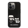 Karl Lagerfeld iPhone 13 Pro 3D Karl & Choupette Full Body (KLHCP13LPCUSKCBK) hátlap, tok, fekete