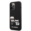 Karl Lagerfeld iPhone 13 Pro Karl & Choupette Silicone (KLHCP13LSSKCK) hátlap, tok, fekete