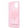 Karl Lagerfeld iPhone 13 Karl Head Glitter (KLHCP13MKHTUGLP) hátlap, tok, rózsaszín