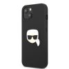 Karl Lagerfeld iPhone 13 Ikonik Karl Head Metal (KLHCP13MPKMK) hátlap, tok, fekete