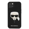 Karl Lagerfeld iPhone 13 Saffiano Iconic Karl's Head (KLHCP13MSAKHBK) hátlap tok, fekete