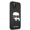 Karl Lagerfeld iPhone 13 Saffiano Iconic Karl's Head (KLHCP13MSAKHBK) hátlap tok, fekete