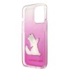 Karl Lagerfeld iPhone 13 Pro Max Fun Choupette Hard (KLHCP13XCFNRCPI) hátlap, tok, rózsaszín