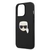 Karl Lagerfeld iPhone 13 Pro Max Ikonik Karl Head Metal (KLHCP13XPKMK) hátlap, tok, fekete