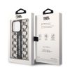 Karl Lagerfeld iPhone 14 Pro Monogram Vertical Stripe (KLHCP14LHKLSPCK) hátlap, tok, fekete