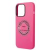 Karl Lagerfeld iPhone 14 Pro Silicone RSG (KLHCP14LSRSGRCF) hátlap, tok, rózsaszín