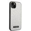 Karl Lagerfeld iPhone 14 Plus Glitter Plaque Logo (KLHCP14MG2ELS) hátlap, tok, ezüst