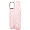 Karl Lagerfeld iPhone 14 Plus Mono Vertical Stripe (KLHCP14MHKLSPCP) hátlap, tok, rózsaszín