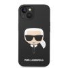 Karl Lagerfeld iPhone 14 Plus Silicone Karl's Head (KLHCP14MSLKHBK) hátlap, tok, fekete