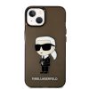 Karl Lagerfeld IML Ikonik NFT Case iPhone 14 (KLHCP14SHNIKTCK) hátlap, tok, átlátszó-fekete