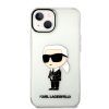 Karl Lagerfeld IML Ikonik NFT Case iPhone 14 (KLHCP14SHNIKTCT) hátlap, tok, átlátszó