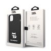 Karl Lagerfeld iPhone 14 Liquid Silicone Choupette (KLHCP14SSLCTBK) hátlap, tok, fekete