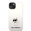 Karl Lagerfeld iPhone 14 Silicone Choupette (KLHCP14SSNCHBCH) hátlap, tok, fehér