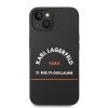 Karl Lagerfeld iPhone 14 Rue St Guillaume (KLHCP14SSRSGHLK) hátlap, tok, fekete