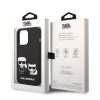 Karl Lagerfeld iPhone 14 Pro Max Choupette Liquid Silicone (KLHCP14XSSKCK) hátlap, tok, fekete