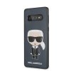 Karl Lagerfeld Samsung Galaxy S10 Ikonik Karl (KLHCS10IKPUBL) hátlap, tok, kék