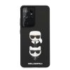 Karl Lagerfeld Samsung Galaxy S21 Ultra 3D Rubber Heads (KLHCS21LSAKICKCBK) hátlap, tok, fekete