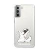 Karl Lagerfeld Samsung Galaxy S21 Plus Fun Choupette Hard (KLHCS21MCFNRC) hátlap, tok, átlátszó