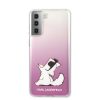 Karl Lagerfeld Samsung Galaxy S21 Fun Choupette Silicone (KLHCS21SCFNRCPI) hátlap, tok, rózsaszín