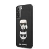 Karl Lagerfeld Samsung Galaxy S21 3D Rubber Heads (KLHCS21SSAKICKCBK) hátlap, tok, fekete