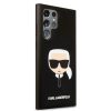 Karl Lagerfeld Samsung Galaxy S22 Ultra Karl's Head Silicone (KLHCS22LSLKHBK) hátlap, tok, fekete