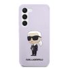 Karl Lagerfeld Samsung Galaxy S23 Silicone Ikonik (KLHCS23SSNIKBCU) hátlap, tok, lila