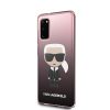 Karl Lagerfeld Samsung Galaxy S20 Degrade Ikonik Full Body (KLHCS62TRDFKBK) hátlap, tok, fekete