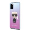 Karl Lagerfeld Samsung Galaxy S20 Plus Ikonik Full Body (KLHCS67TRDFKPI) hátlap, tok, rózsaszín