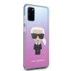 Karl Lagerfeld Samsung Galaxy S20 Plus Ikonik Full Body (KLHCS67TRDFKPI) hátlap, tok, rózsaszín