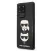 Karl Lagerfeld Samsung Galaxy S20 Ultra Karl and Choupette (KLHCS69KICKC) hátlap, tok, fekete