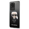 Karl Lagerfeld Samsung Galaxy S20 Ultra Degrade Ikonik Full Body (KLHCS69TRDFKBK) hátlap, tok, fekete