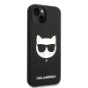 Karl Lagerfeld iPhone 14 Plus Silicone Choupette Head Magsafe (KLHMP14MSLCHBK) hátlap, tok, fekete