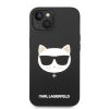Karl Lagerfeld iPhone 14 Silicone Choupette Head Magsafe (KLHMP14SSLCHBK) hátlap, tok, fekete