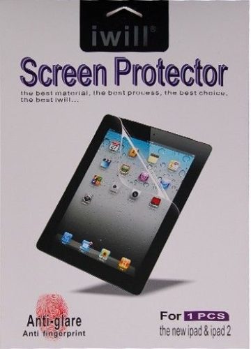 Iwill iPad Mini 1/2/3 ujjlenyomatmentes 4 rétegű kijelzővédő fólia, átlátszó