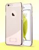 Apple iPhone 6/6S átlátszó műanyag hátlap ,tok, USAMS E-plating, arany