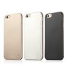 Apple iPhone 6 Plus, USAMS Metallica oldalt átlátszó, hátul fémes hatású TPU tok, arany