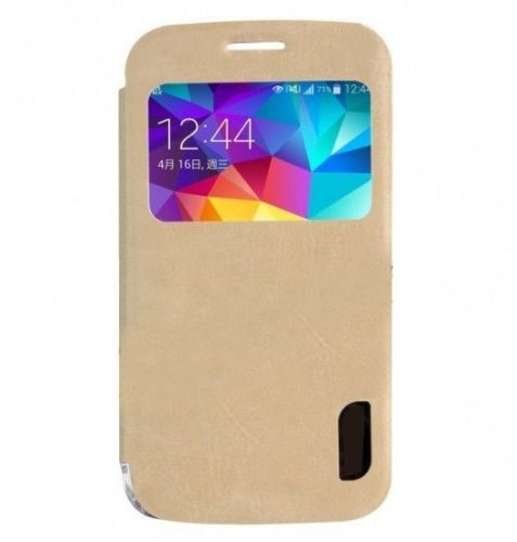 Samsung Galaxy S5 bőrtok, USAMS Merry, arany