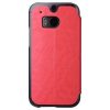 Baseus Brocade HTC M8 oldalra nyíló tok, rózsaszín