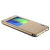 Baseus Primary Color Samsung Galaxy A7 oldalra nyíló tok, arany