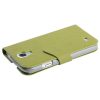 Baseus Faith Samsung Galaxy S4 I9500 oldalra nyíló bőr tok, zöld