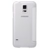Baseus Primary Color Samsung Galaxy S5 oldalra nyíló tok, fehér