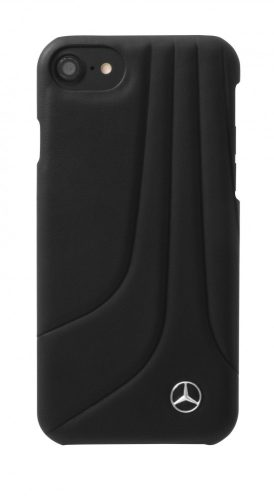 Mercedes-Benz iPhone 6 Plus/7 Plus/8 Plus BOW II Leather Hard hátlap, tok, fekete