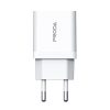 Proda PD-A113 USB hálózati töltő adapter, és USB/Lightning kábel, 2.4A, fehér